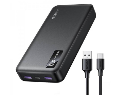 Powerbank UGREEN Powerbank 20000mAh B312 PD 20W czarny 6941876226832